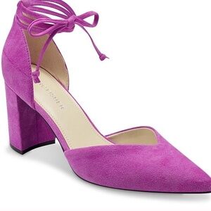 Marc Fisher Fuchsia Suede Block Heels